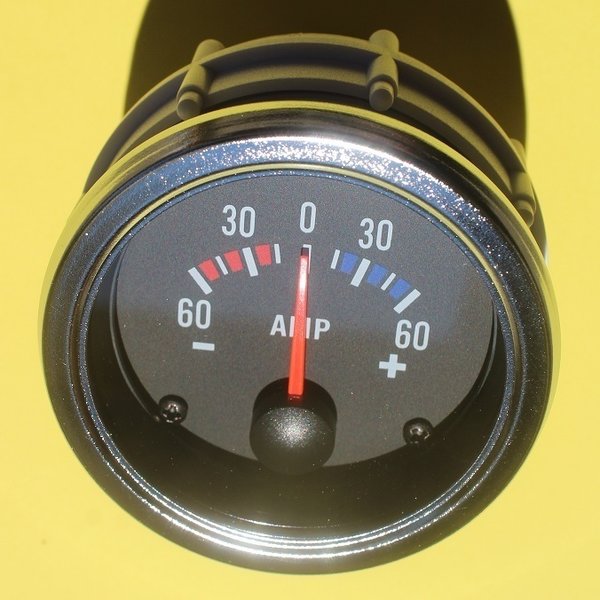 amperemeter 60A inbouw 52mm met verchroomde rand 29,95 incl. gratis verzending